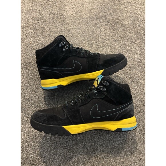 Nike Air Jordan 1 Trek Black Gamma Blue Varsity Maize Men Size 11.5 Outdoor - Picture 5 of 10